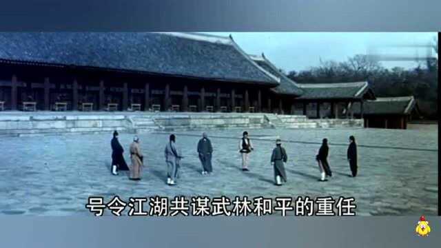 武打功夫片《蛇鹤八步》一把九龙令引起武林纷争得令箭者得天下