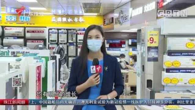 天气炎热 “五一”假期空调销售环比大增