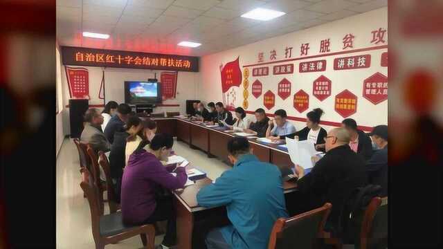 自治区红十字会开展 “守初心、担使命,真情帮扶助推脱贫攻坚” 主题党日