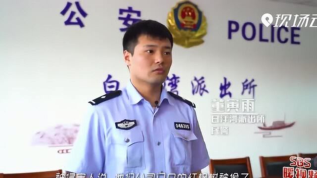 无人机送锦旗!科技公司门口枫树被盗,民警短时间破案