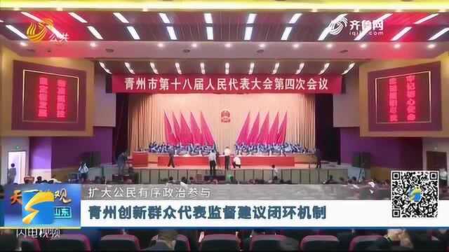 扩大公民有序政治参与 潍坊青州创新群众代表监督建议闭环机制