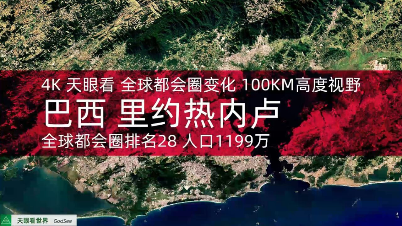 巴西 里约热内卢 全球都会圈排名28 人口1199万