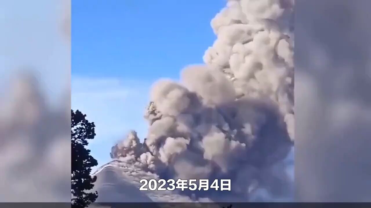 中美洲活跃火山之一,危地马拉富埃戈火山强烈喷发