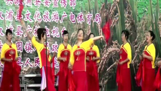 欢乐潇湘 美丽溆浦 群众文艺汇演 黄茅园