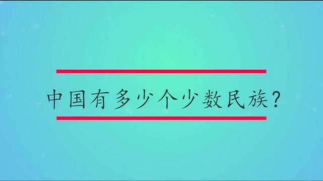 中国有多少个少数民族?