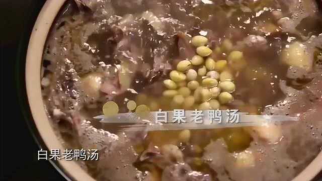 白果老鸭汤是秋季的代表,喝着解燥又能美容养颜