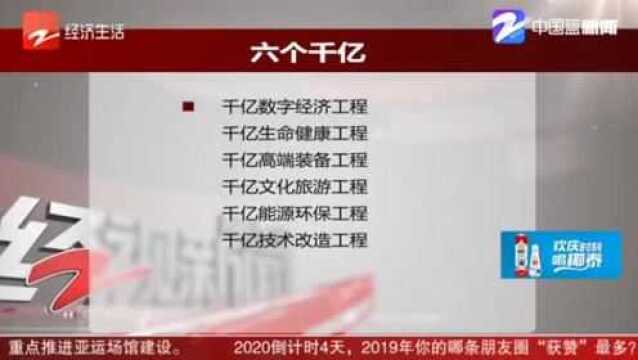 浙江省2020年将加快“六个千亿”工程建设速度 重点推进亚运场馆建设