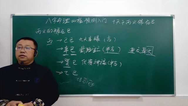 八字命理四柱预测入门20课天干丙火之禄