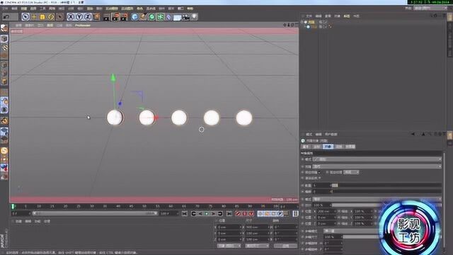 C4D教程运动图形克隆对象介绍