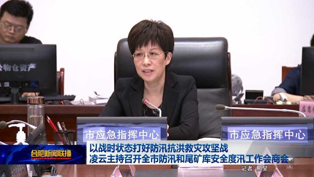 凌云主持召开全市防汛和尾矿库安全度汛工作会商会