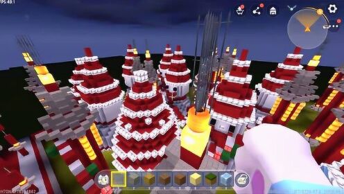 迷你世界：参观圣诞城堡！