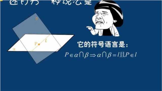 「高考必考」点线面体和公理