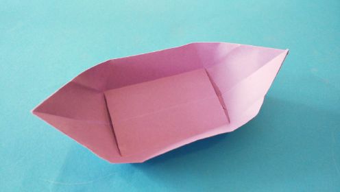 折纸船视频教程，如何折平底船，折纸船大全