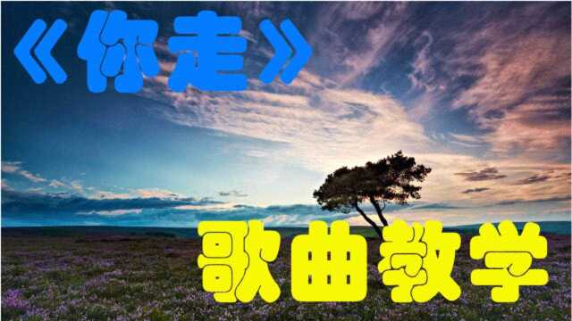 歌曲教学:催泪神曲《你走》怎么唱出伤感的感觉?