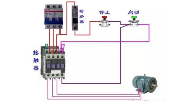 接触器自锁不会接线,很多电工也不愿意教,不用怕,老电工教给你