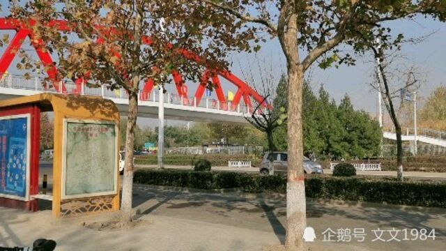 山西介休市区首座人行天桥即将建成,带大家先睹为快!中国速度