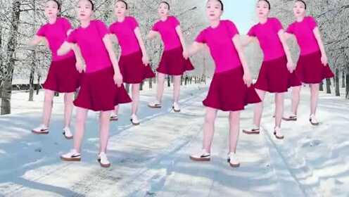 健身广场舞《最美的情缘》，舞步动感时尚，青春有活力
