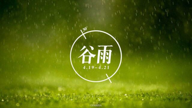 手绘二十四节气谷雨