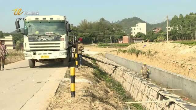 中垌长湾河灌区节水配套改造项目建设如火如荼