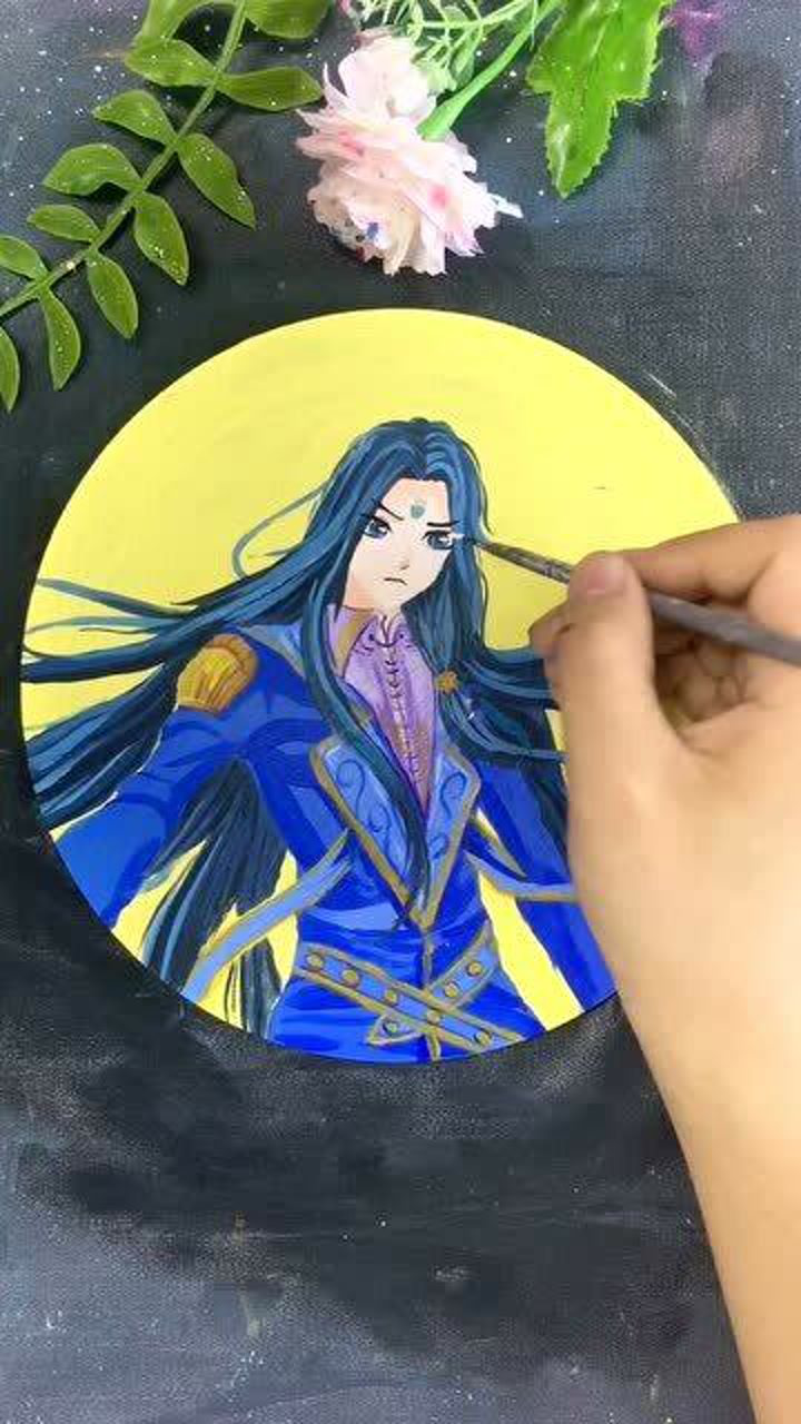 手绘唐三非常简单易学