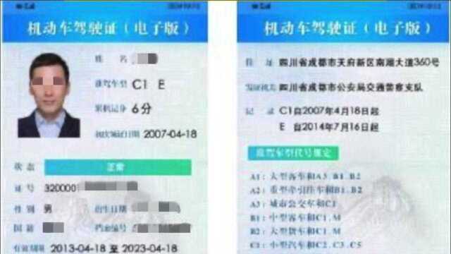 公安部在三城试点电子驾驶证,预计2022年在全国推广