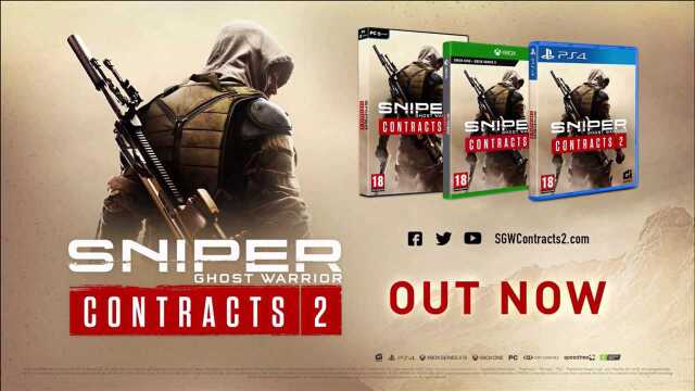 FPS大作《狙击手:幽灵战士 契约2》Sniper Ghost Warrior Contracts 2 全球公告CG