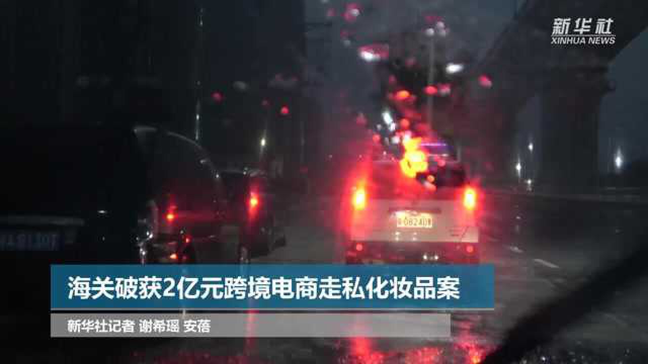 海关破获约2亿元跨境电商走私化妆品案