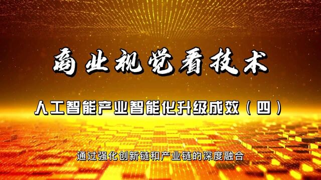 商业视觉看技术之人工智能产业智能化升级成效(四)