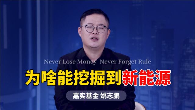 嘉实基金姚志鹏:为什么能挖掘到新能源?嘉实基金投研团队的优势