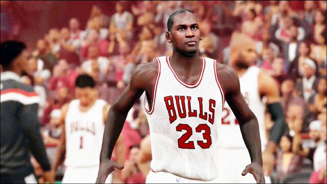 NBA2K15生涯模式:乔丹回归首秀!公牛战神归来!