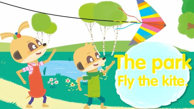 和宝宝一起放风筝,就唱这首英文儿歌:Fly the kite#明日创作计划短视频挑战赛#