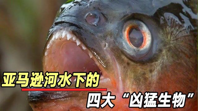 亚马逊4大“残暴”生物,食人鱼只是小弟,森蚺成为最邪恶生物