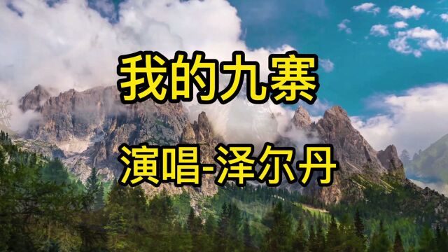 泽尔丹演唱的经典怀旧歌曲《我的九寨》