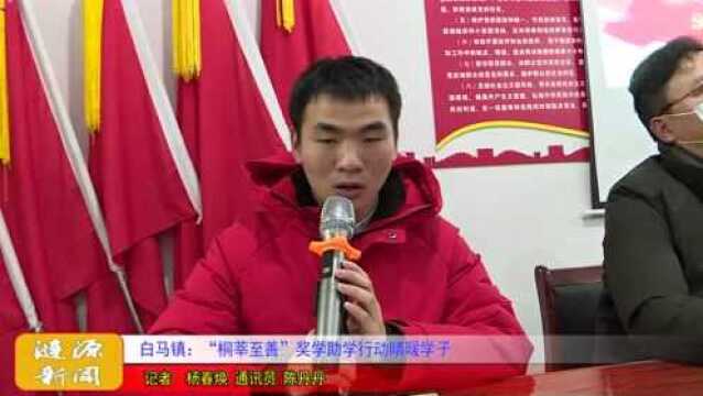 白马镇:“桐莘至善”奖学助学行动情暖学子