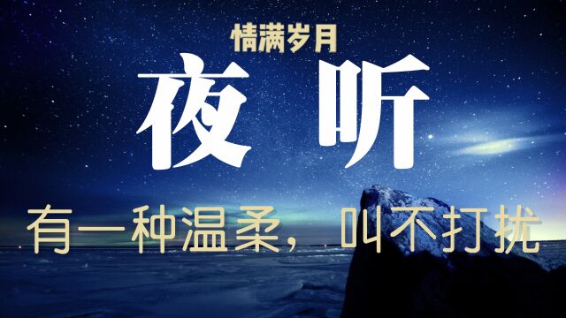 情感夜听:有一种温柔,叫不打扰