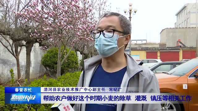 【春管农忙】清河县葛仙庄镇:扎实做好疫情防控 保障春耕不误农时