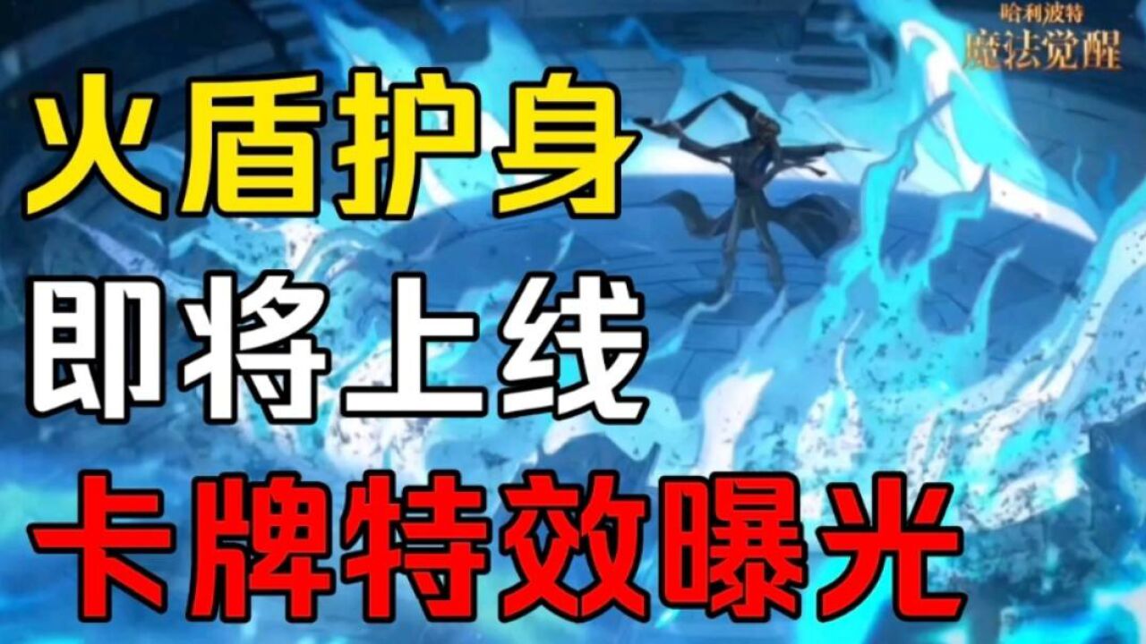 【哈利波特魔法觉醒】火盾护身4月7日上线!卡牌特效曝光!