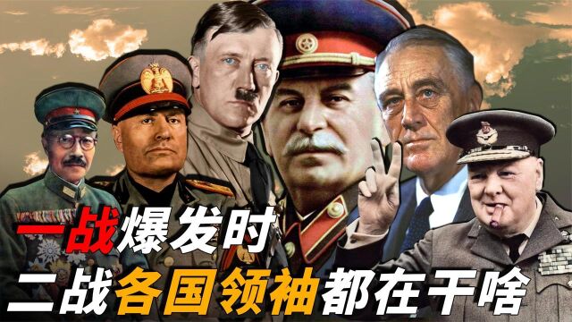 一战爆发时,二战各国领袖们都在干什么?有的当兵,有的当间谍