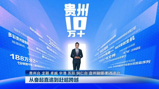 贵州10万+丨从奋起直追到赶超跨越