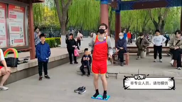 难以坚持的一项运动:小竹笋指压板跳绳