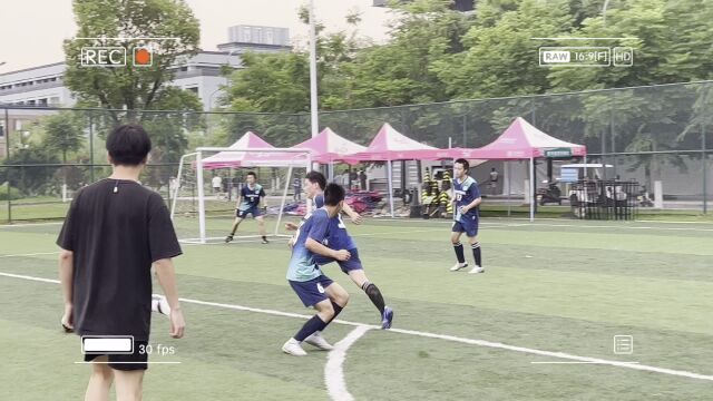 浙江师范大学行知学院兰江青木队 兄弟行五人制夺冠 可恶,进球都没拍到