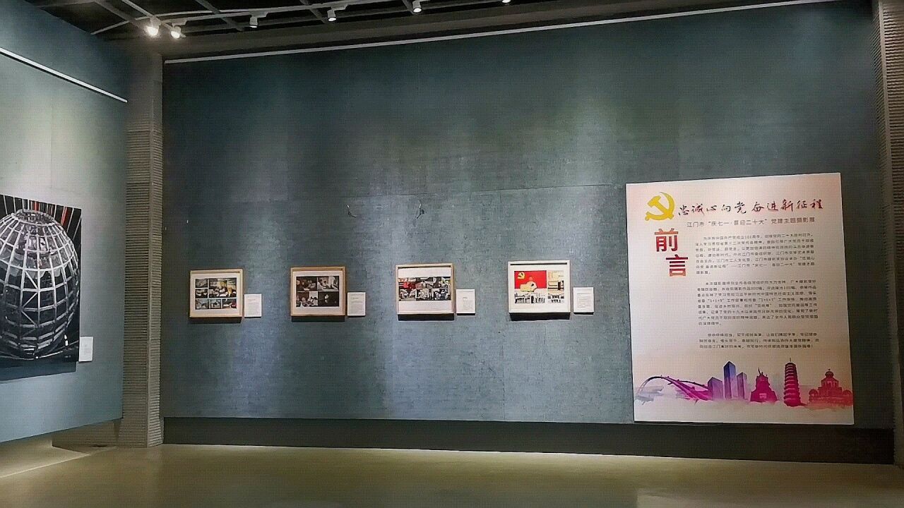 100幅作品亮相!江门举行庆“七一”党建主题摄影展