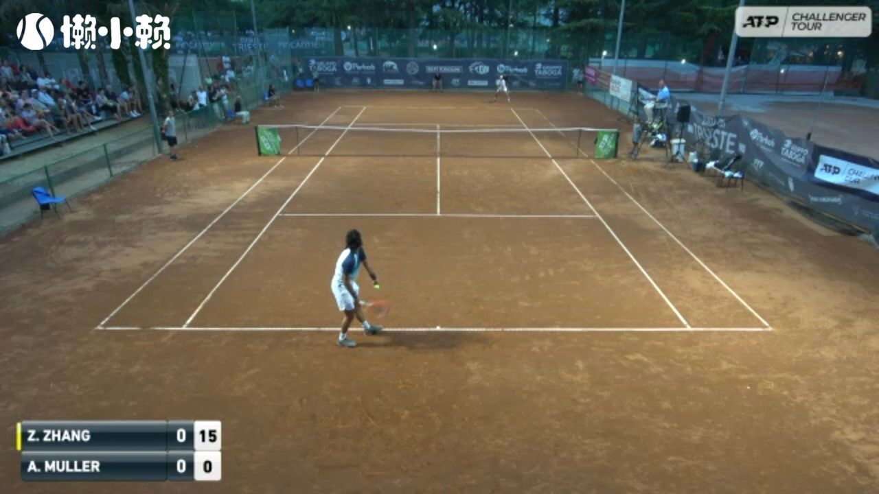 【自制集锦】2022ATP的里雅斯特挑战赛SF:张之臻vs米勒