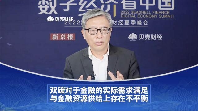 屠光绍:双碳对于金融实际需求满足与金融资源供给上存在不平衡