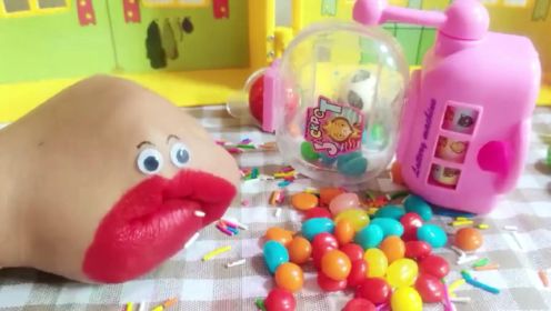 大嘴巴糖果屋系列：贪吃的小二试吃美味的彩虹糖果