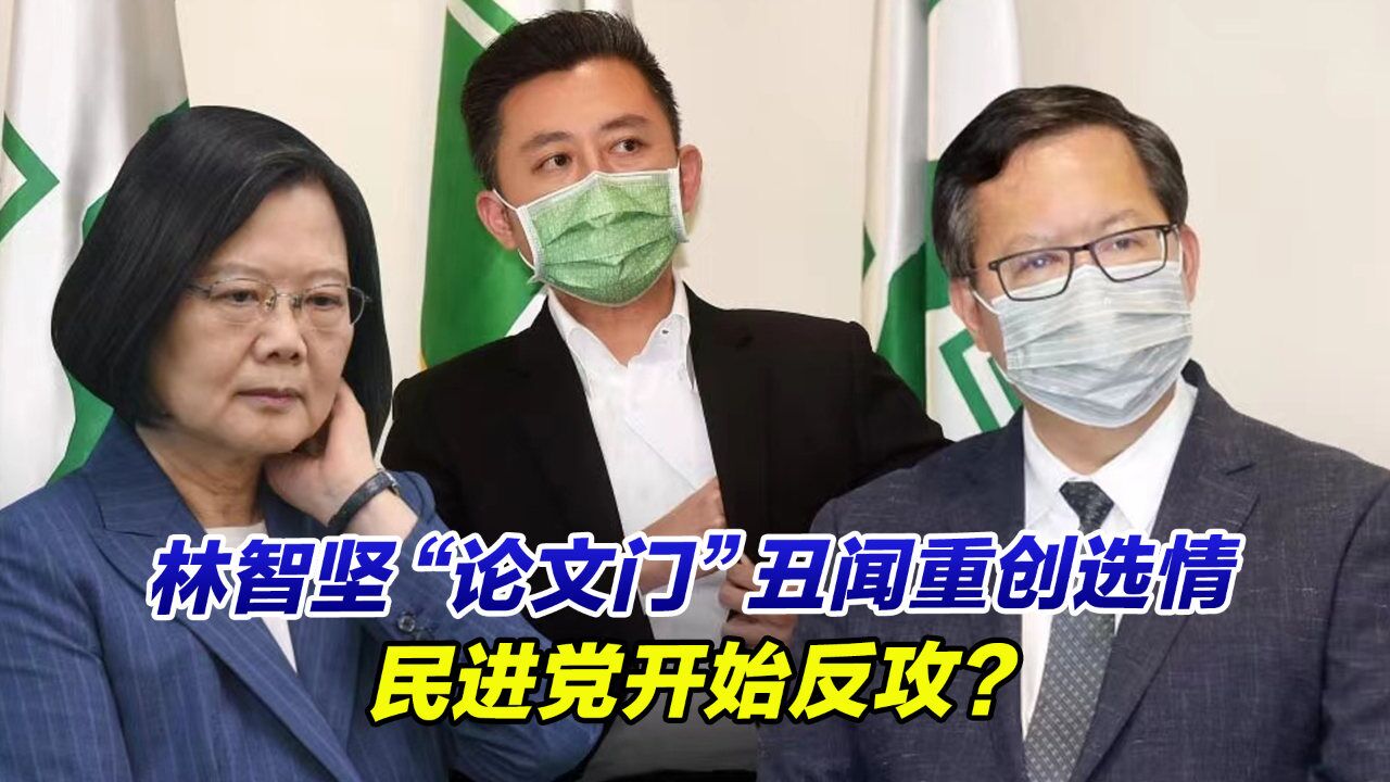 林智坚“论文门”丑闻重创选情,民进党开始反攻?