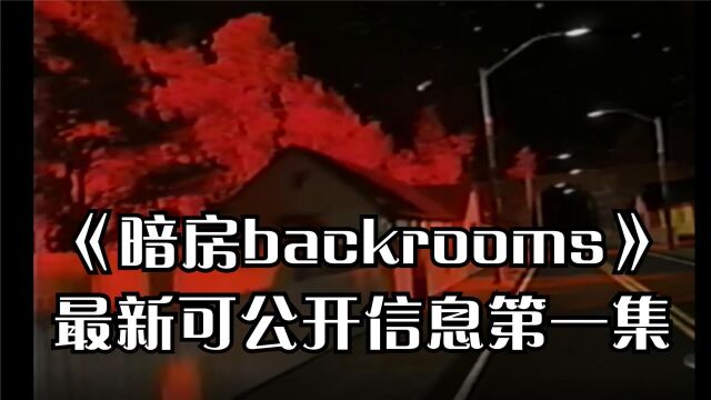  暗房backrooms最新可公开信息