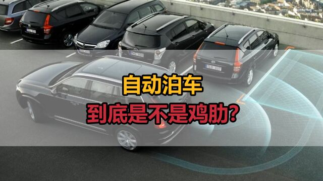 自动泊车到底是不是鸡肋配置?2分钟带你全面了解自动泊车