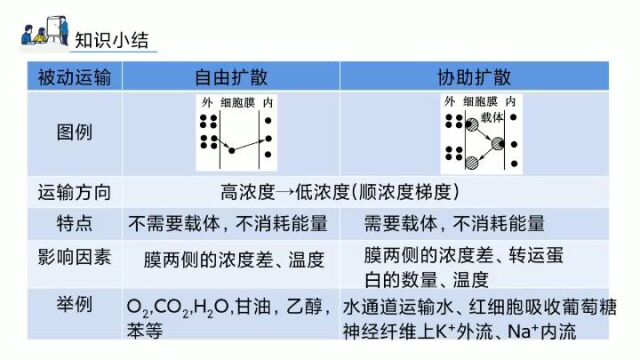 高一生物被动运输2