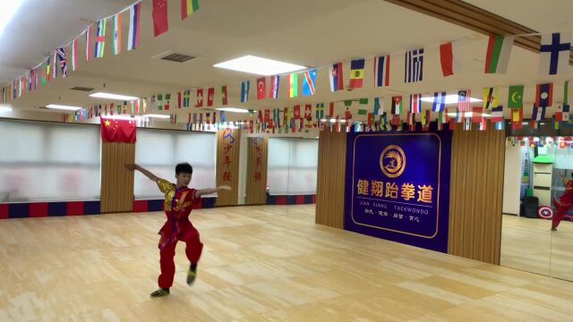 男子四类传统拳李春鹏